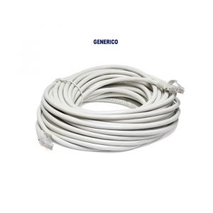 GENERICO<br /> CABLE DE RED PATCH CORD UTP CAT.5E - RJ45 - 10 MT.