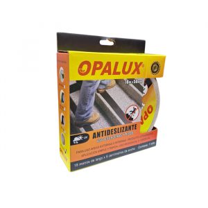 OPALUX<br /> CINTA ANTIDESLIZANTE AMARILLO 18MT X 5CM AN-18AM