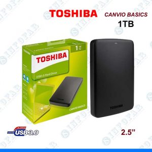 DISCO EXTERNO TOSHIBA BASICS 1TB - INFOFAR SYSTEM