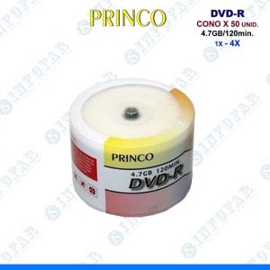DVD PRINCO CONO X 50 UNID