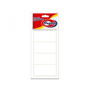PEGAFAN<br /> ETIQUETA ADHESIVA P/FILE BLANCO 36.2X73.5MM X 100 UNID.