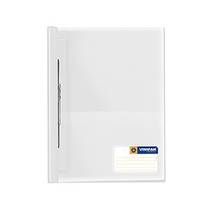 VINIFAN<br /> FOLDER TAPA TRANSPARENTE CON FASTENER A4 - BLANCO