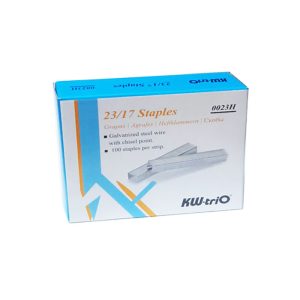 KW-TRIO<br /> GRAPAS 23/17 - CAJA X 1000 UNID. - P/ 100-130 HOJAS