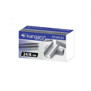 KANGARO<br /> GRAPAS 24/8 - CAJA X 1000 UNID. - P/ 2-50 HOJAS
