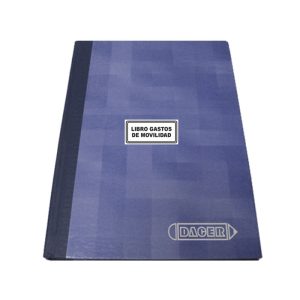 DACER<br /> LIBRO GASTOS DE MOVILIDAD A4 D/75GR X 100 HOJAS / 100 FOLIOS