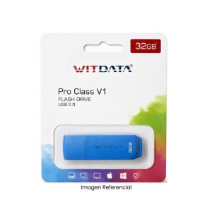 WITDATA<br /> MEMORIA USB 32GB PRO CLASS V1 - C/TAPA