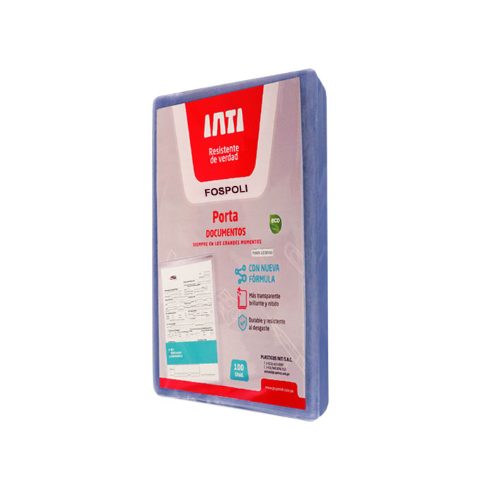 INTI <br /> MICA FOSPOLI C/SOLAPA – 11.8X23.5 CM (PQTE. X 100 UNID)
