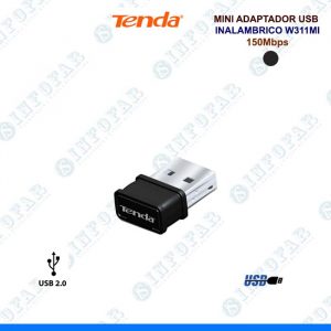 MINI ADAPTADOR USB TENDA INALAMBRICO 150MB