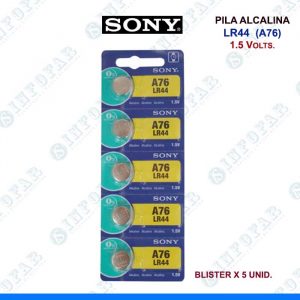 PILA ALCALINA LR44 SONY X BLISTER