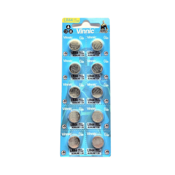 VINNIC <br /> PILA ALCALINA L1154F 1.5V – BLISTER X 10 UNID.