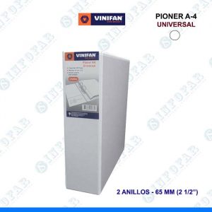 PIONER UNIVERSAL VINIFAN A4 - 2 ANILL - 65MM - BLANCO