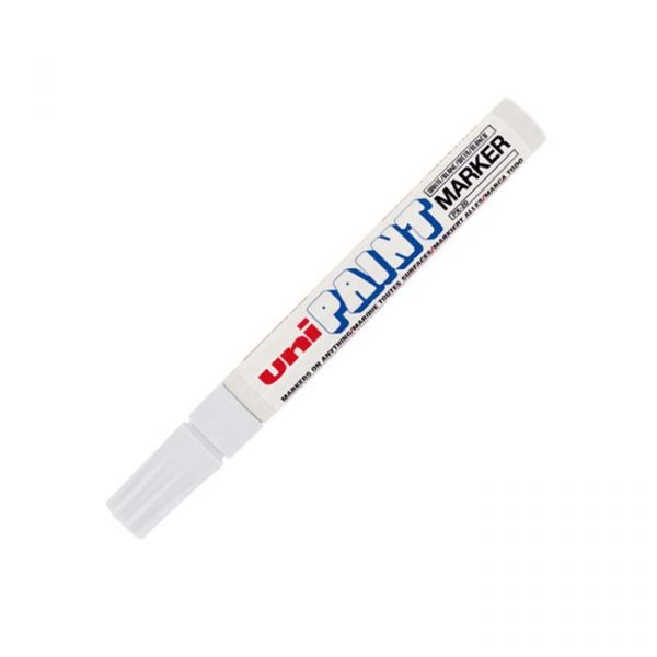 UNI-BALL MARCADOR DE PINTURA PERMANENTE PX-20 - BLANCO - Infofar System