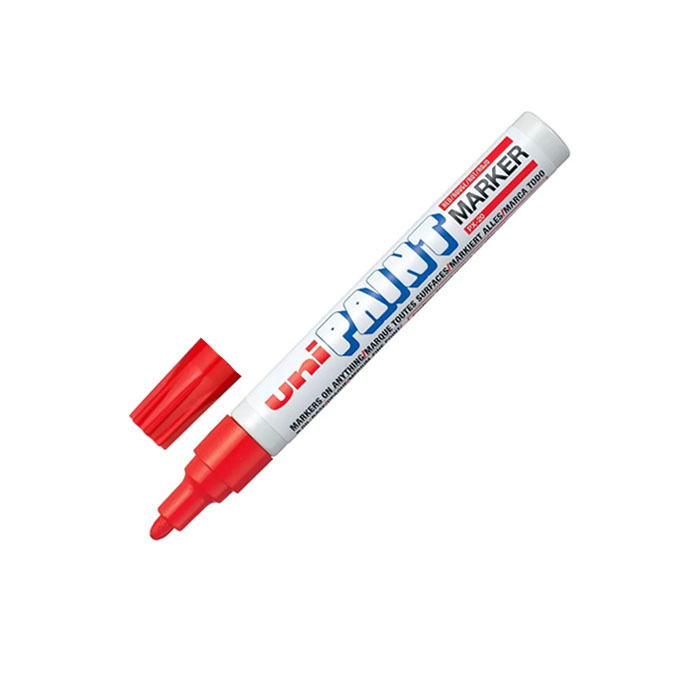 UNI-BALL<br /> MARCADOR DE PINTURA PERMANENTE PX-20 – ROJO
