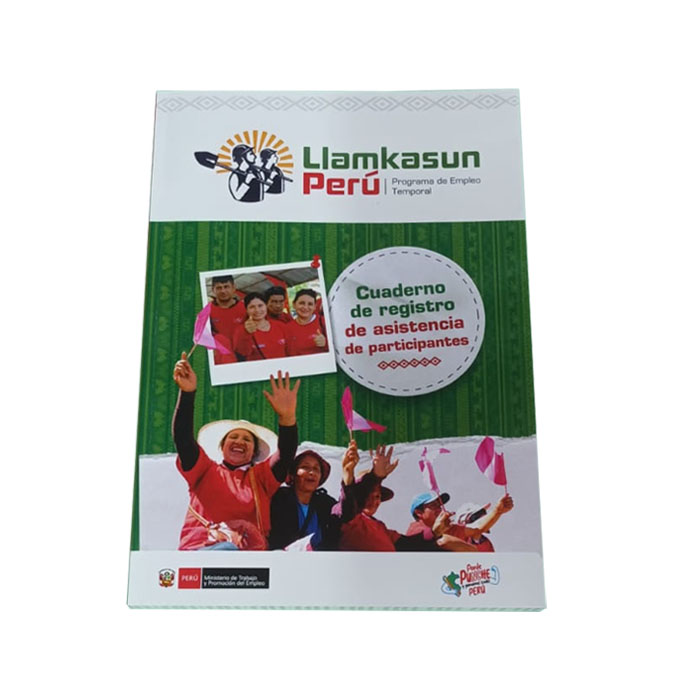 S/M<br /> CUADERNO DE REGISTRO DE ASISTENCIA DE PARTICIPANTES X 100 FOLIOS